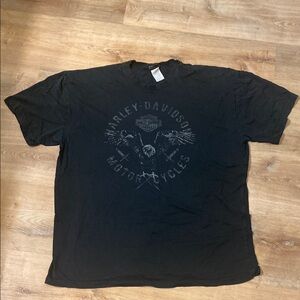 Harley-Davidson Black Short Sleeve Tee Classic Style